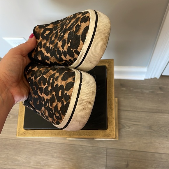 Steve Madden Riga Leopard Print Slip On Sneakers - Picture 7 of 10